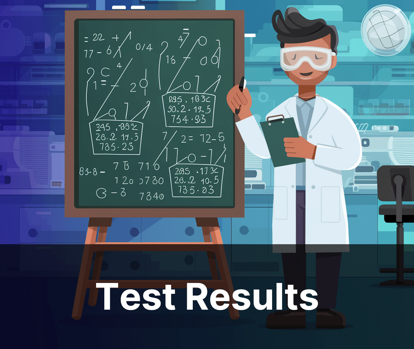 test results